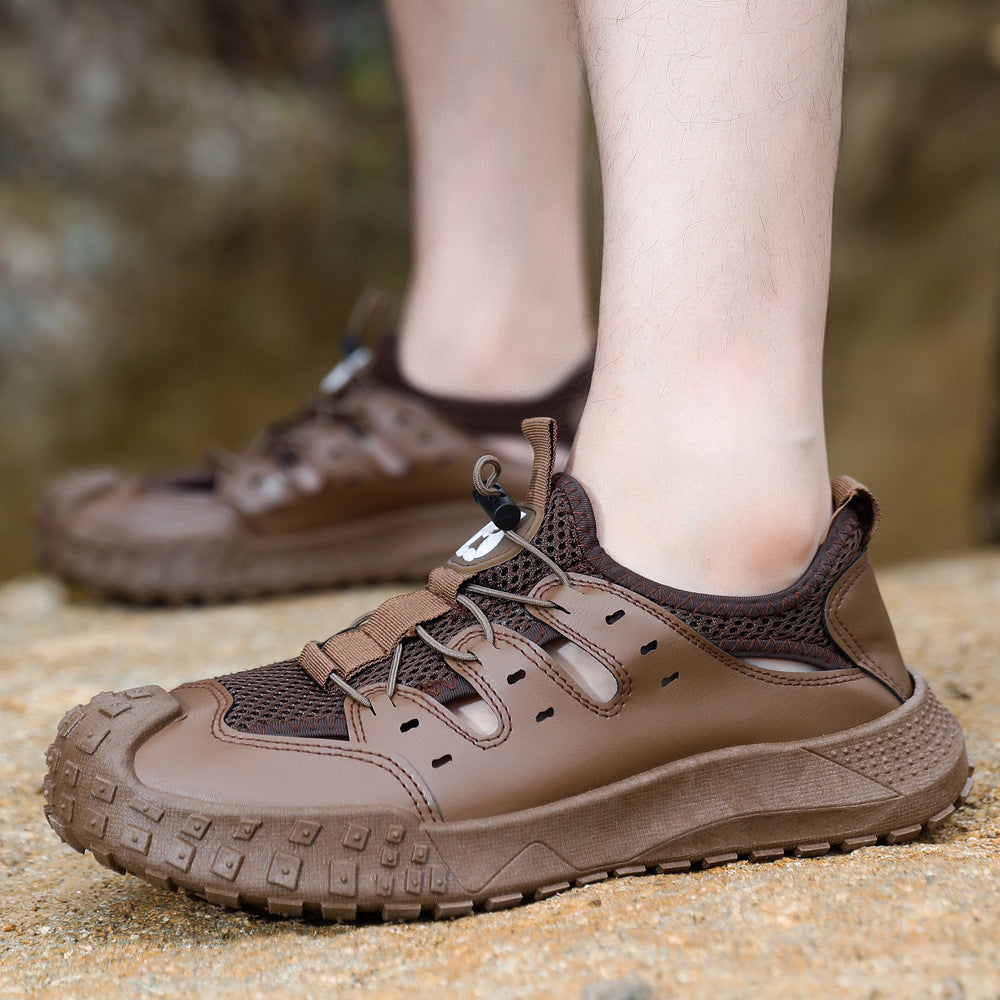 Damen Outdoor-Sandalen mit rutschfester Sohle und atmungsaktivem Mesh-Obermaterial EB