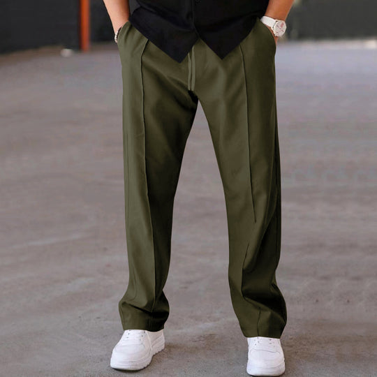 Herren Bequeme Sweatpants mit eleganter Optik und seitlichen Eingrifftaschen EB