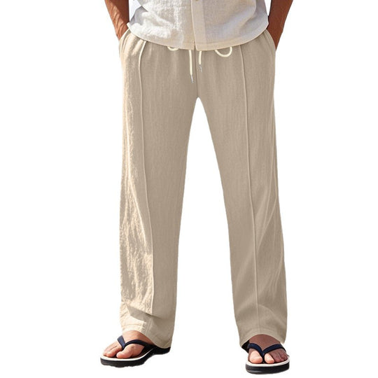 Herren Freizeithose mit elastischem Bund und seitlichen Taschen EB