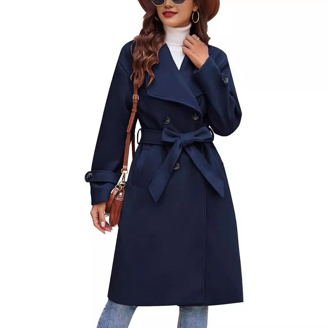 Damen Eleganter und bequemer Langmantel EB