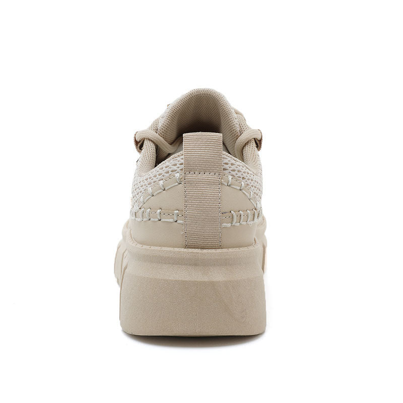 Damen Sportliche Trend-Sneaker mit Federung und atmungsaktivem Obermaterial EB