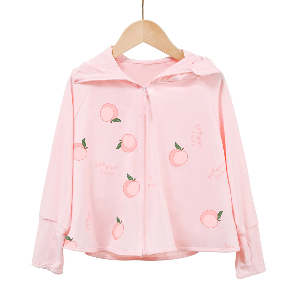 Damen Leichte Kapuzenjacke mit tierischem Aufdruck EB