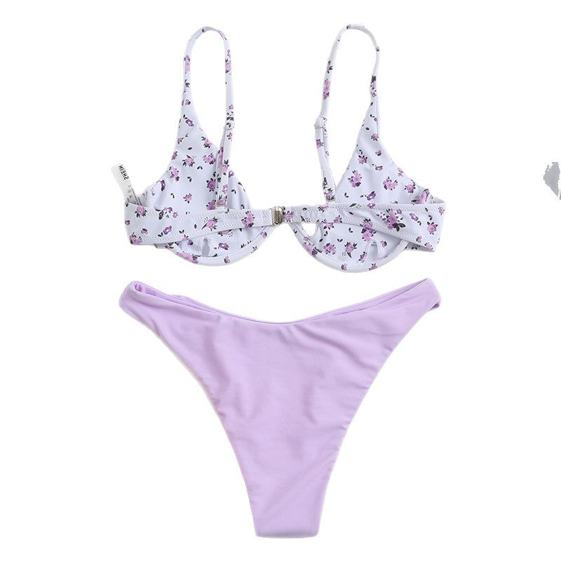 Damen Cup-Bikini-Set mit floralem Design EB