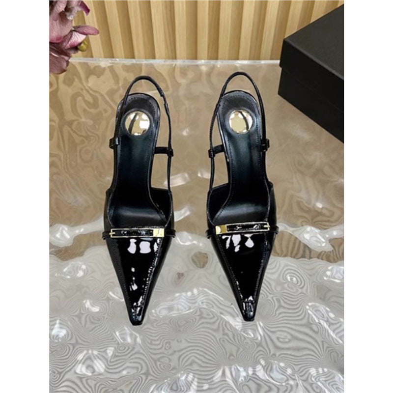 Damen slingback High Heel Schuhe mit elegantem Design und funktionalem Riemen EB