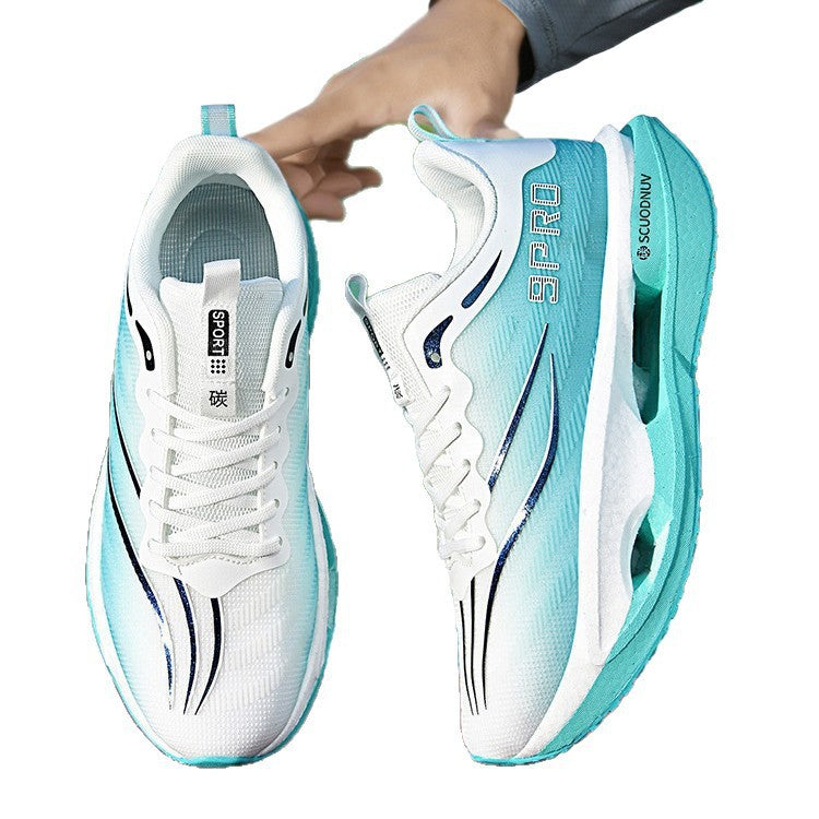 Unisex leichte Laufschuhe mit dämpfender Plattformsohle und atmungsaktivem Obermaterial EB