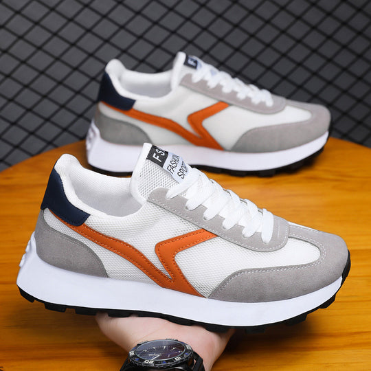 Damen Sportliche Leichtgewicht Sneaker mit rutschfester Laufsohle EB
