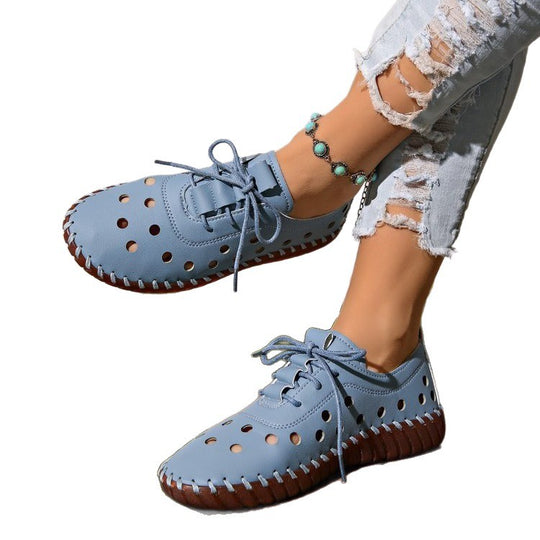 Damen Atmungsaktive Sneaker mit Lochdesign EB