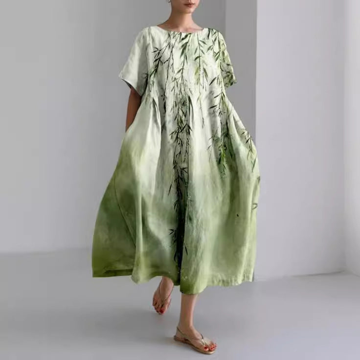 Buntes Blumenkleid