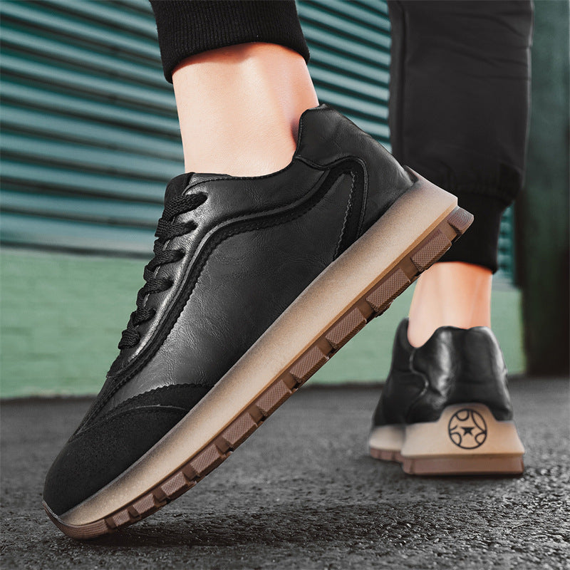 Damen Elegante und bequeme Sneakers mit weichem Leder und dämpfender Sohle EB