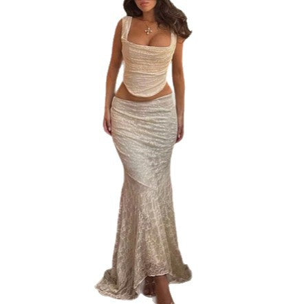 Damen Crop-Top mit schmeichelhaftem Quadrat-Ausschnitt und sanfter Raffung EB