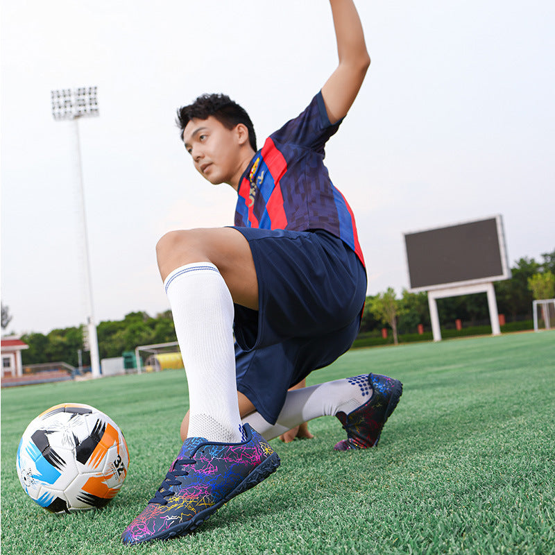 Damen Sportliche Fußballschuhe mit rutschfester Sohle und atmungsaktivem Obermaterial EB