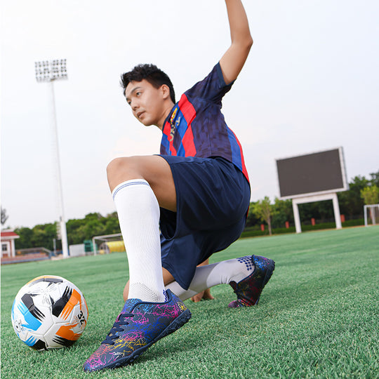 Damen Sportliche Fußballschuhe mit rutschfester Sohle und atmungsaktivem Obermaterial EB