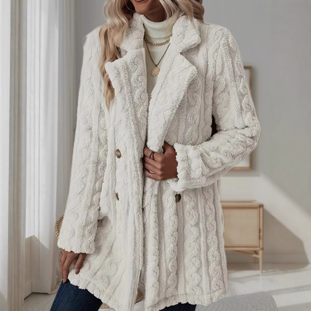 Damen Strickjacke im cardigan Stil EB