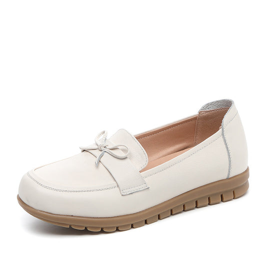 Damen Ballerinas mit eleganten Schleifenakzenten und rutschfester Sohle EB