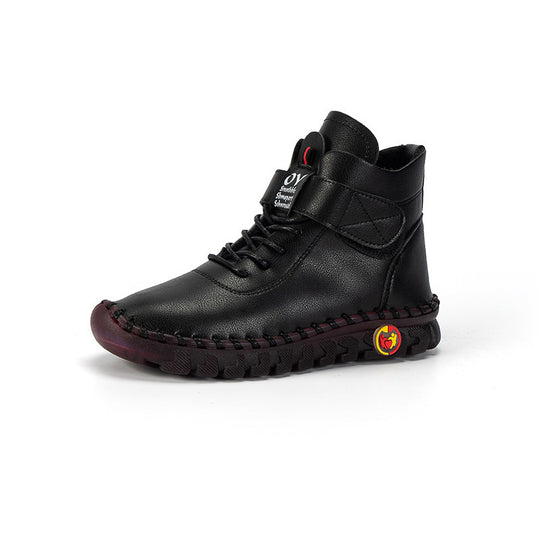 Damen klassische Schnürstiefel mit funktionalem Design und hochwertiger Lederausstattung EB