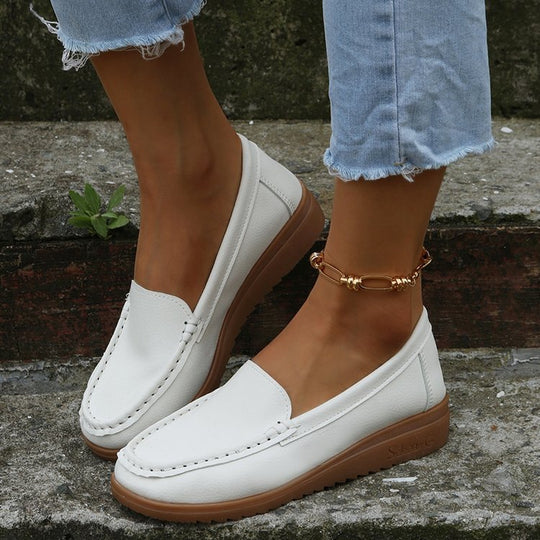 Damen elegante Mokassins mit trendigem Design und rutschfester Sohle EB