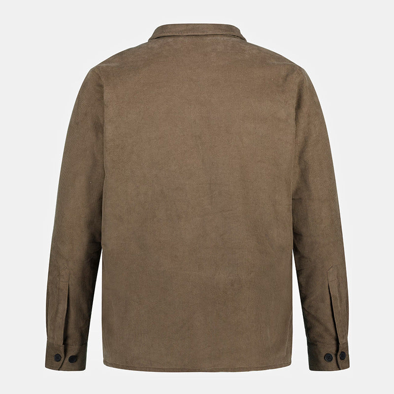 Herren Cordjacke mit praktischen Brusttaschen und modernem Schnitt EB