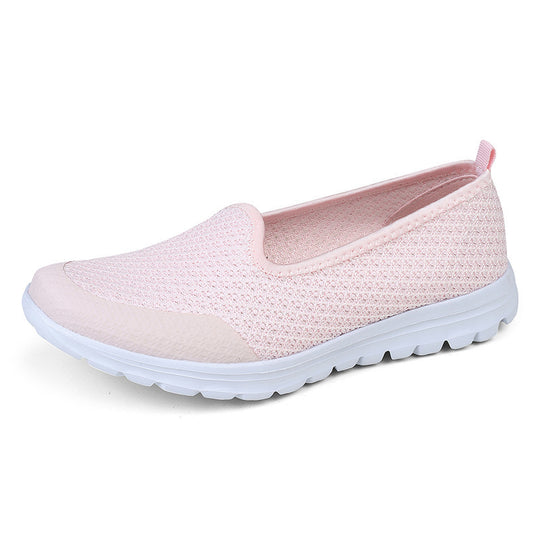 Damen nan ergonomisch geformte Komfort-Slipper mit atmungsaktivem Netzgewebe-Obermaterial und gedämpfter Laufsohle EB