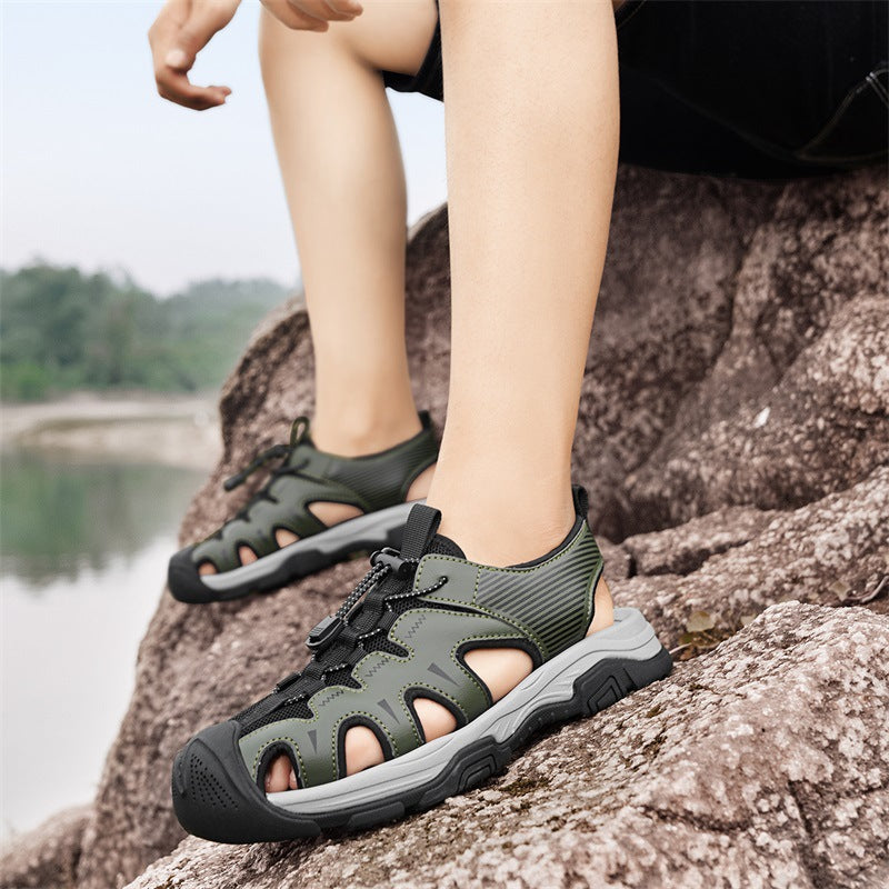 Damen Sportliche Wassersandalen mit flexiblem Schnellschnürsystem EB