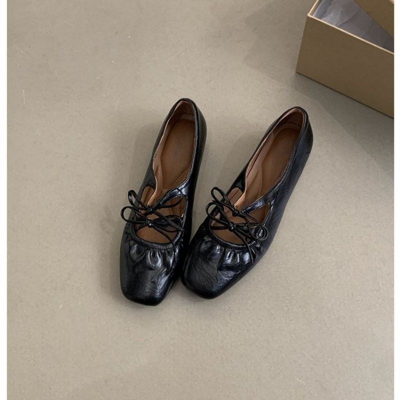 Damen Stylische Riemchen Mules mit dekorativem Schnürdetail EB