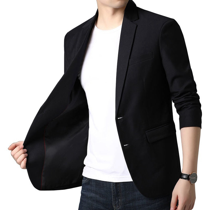 Herren Schlankes Business-Sakko mit minimalistischem Design und Stretch-Komfort EB