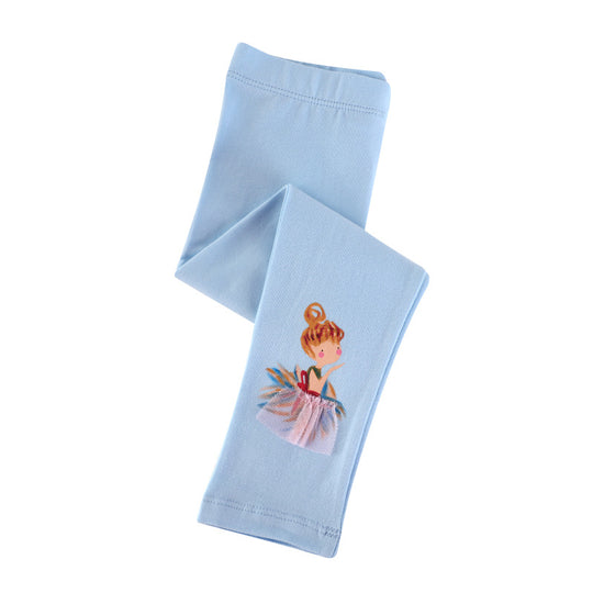 Mädchen Leggings mit Ballettmotiv EB