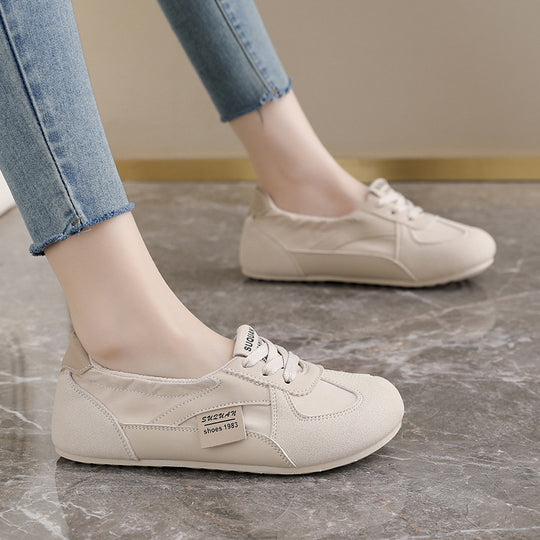 Damen bequeme Sneaker mit flexiblem elastischem Einstieg und dämpfender Sohle EB
