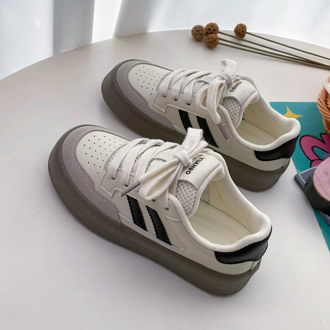 Damen Sportliche Sneakers mit atmungsaktiver Mesh-Oberfläche und modischem Design EB