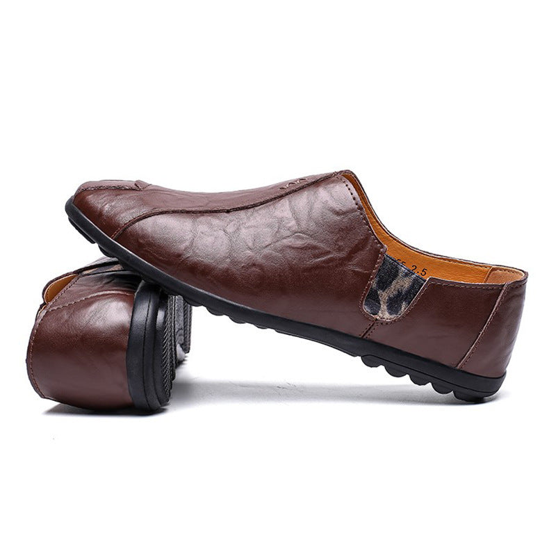 Damen bequeme Lederclogs EB