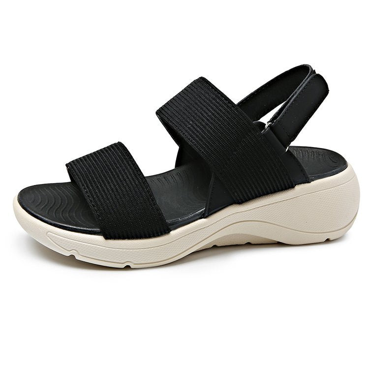 Damen bequeme Sandalen mit orthopädischer Fußbett EB