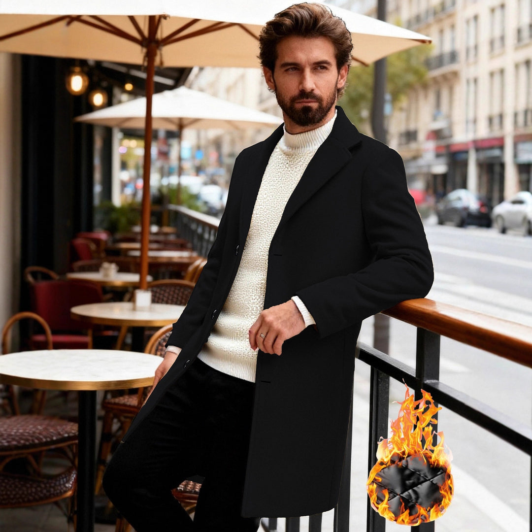 Herren eleganter, klassischer Übergangsblazer EB