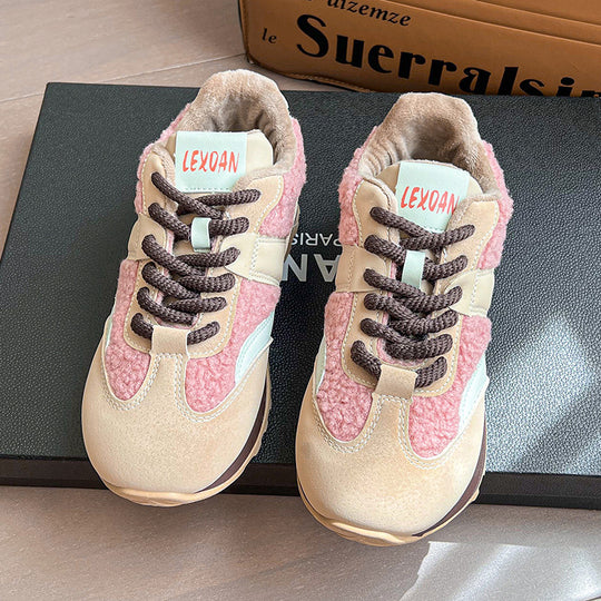 Damen Komfortable Sneakers mit weich gefüttertem Innenteil und atmungsaktiver Struktur EB