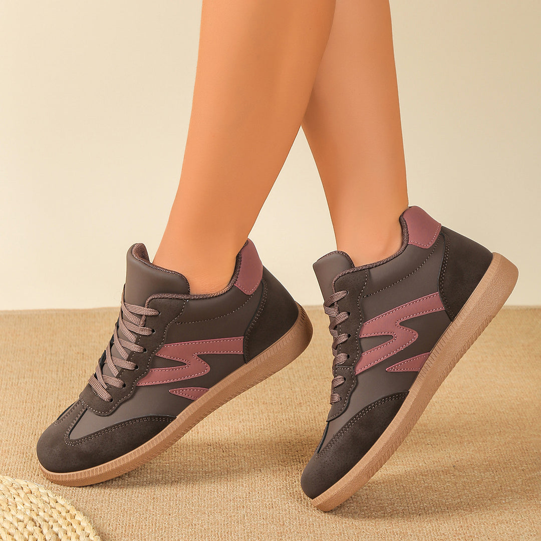 Damen Sneakers im sportlichen High-Top-Stil mit modischen Akzenten EB