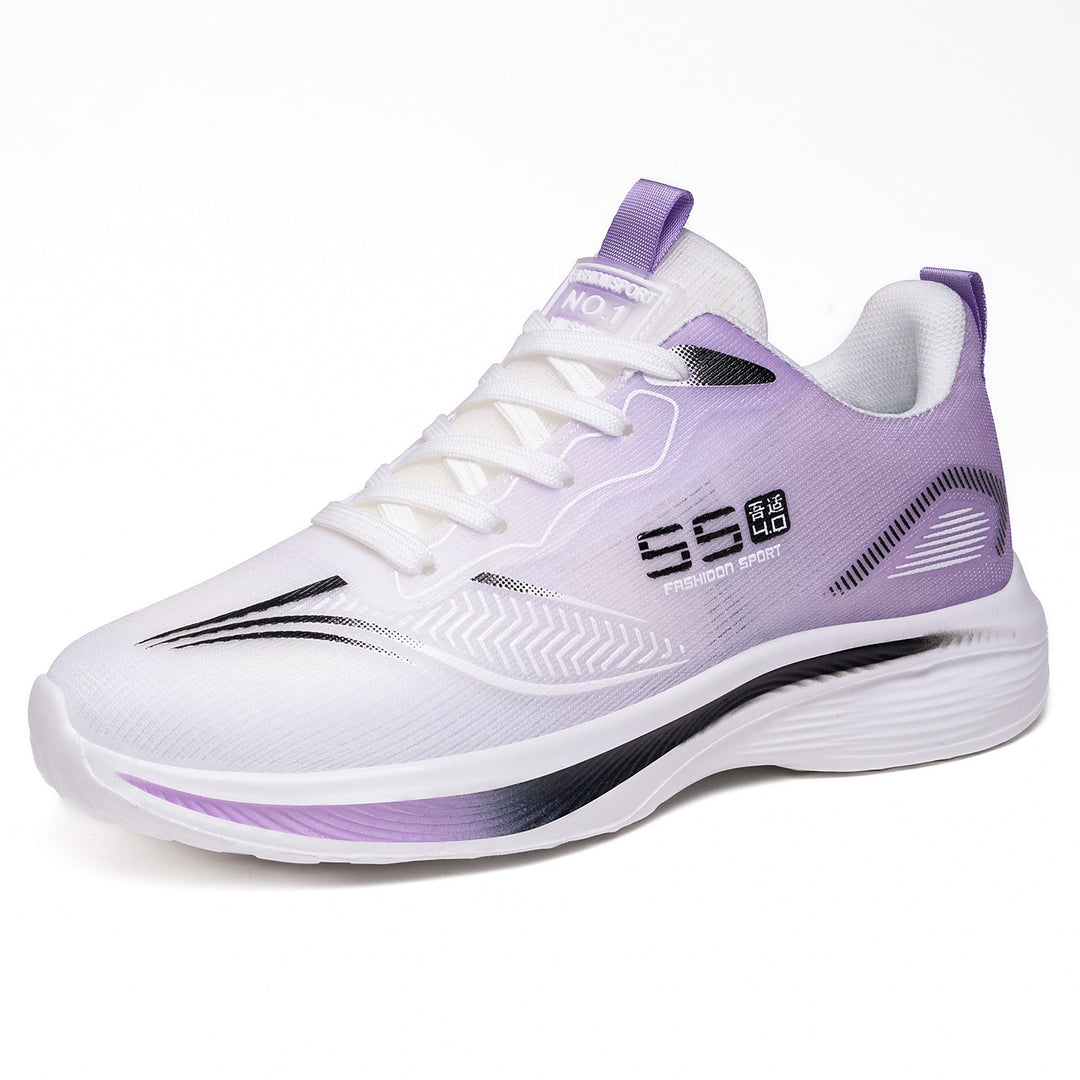 Damen Sportliche Laufschuhe mit atmungsaktiver Oberflächenstruktur und dämpfender Sohle EB