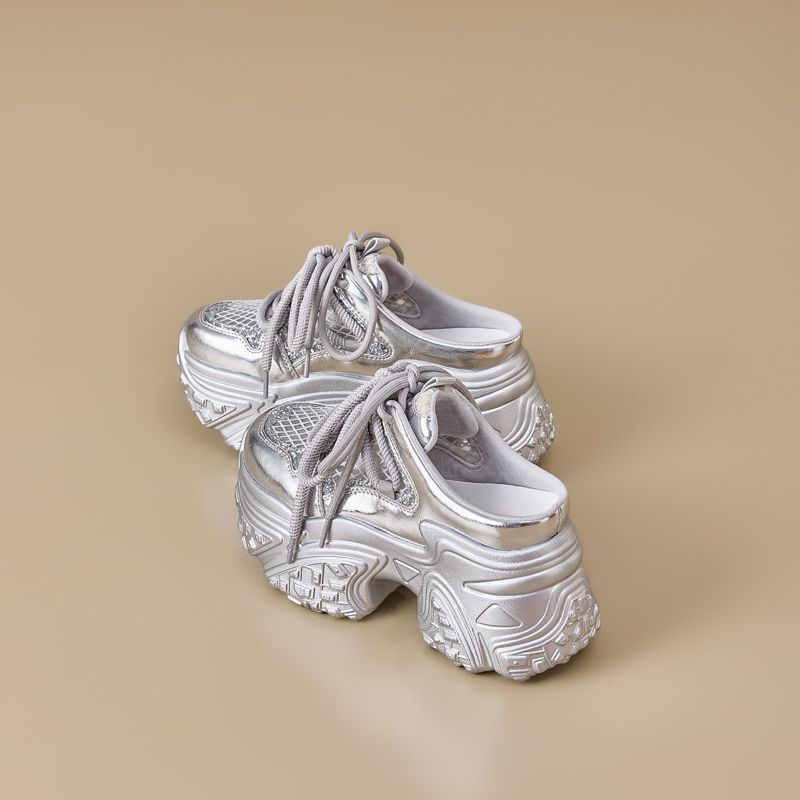 Damen Trendige Sneakers mit ausgeprägter Sohle EB