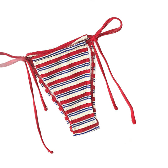 Damen Triangel-Bikini-Set mit verspieltem Design und regulierbaren Trägern EB