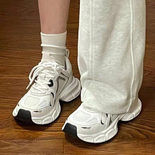Damen Sportliche Sneakers mit atmungsaktiver Mesh-Oberfläche und reaktionsfreudiger Dämpfung EB