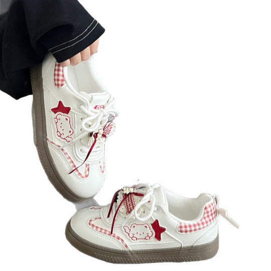 Damen Verspielte Sneakers mit kreativem Motiv EB