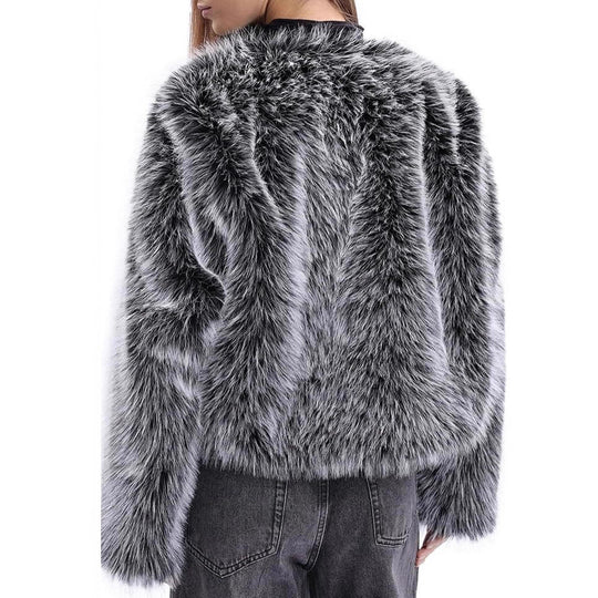 Damen Fleece-Kurzmantel EB