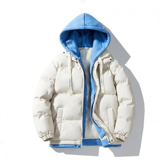 Damen modische Steppjacke mit Kapuze und wendbarem Design EB