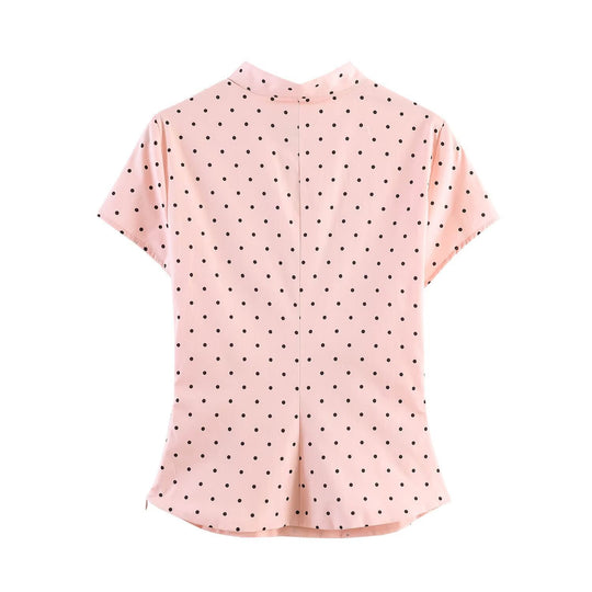 Damen Elegantes Oberteil mit innovativem Ausschnitt und feinem Stoff EB