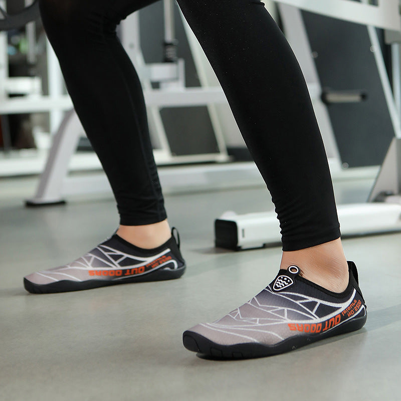 Damen Aqua-Freizeitschuhe mit elastischem Obermaterial und rutschfester Sohle EB