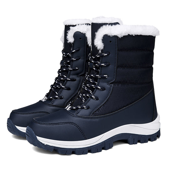 Damen Winterstiefel mit rutschfester Sohle und wärmendem Futter EB