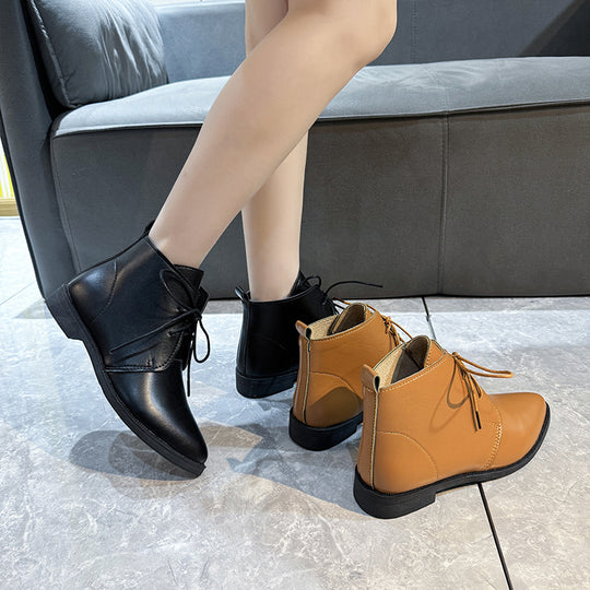 Damen elegante Stiefeletten mit spitzem Zehenbereich und hochwertigem EB