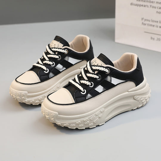 Damen Sneakers mit modernem Plateau-Design EB