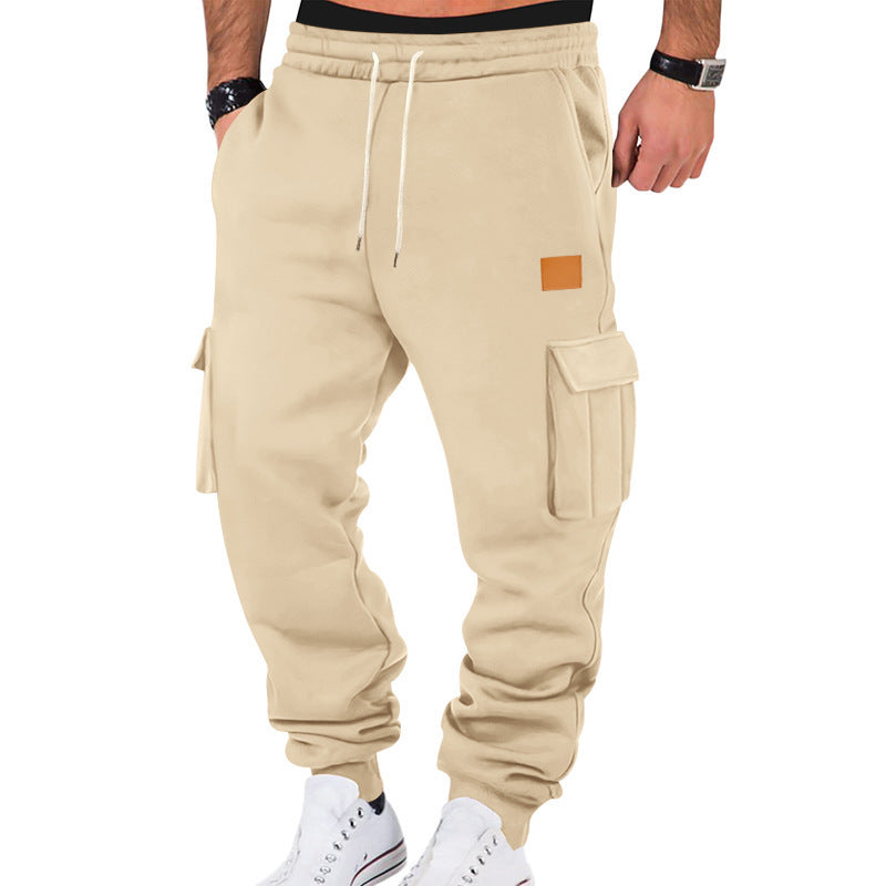 Herren Cargo-Jogginghose mit Seitentaschen und elastischem Bund EB