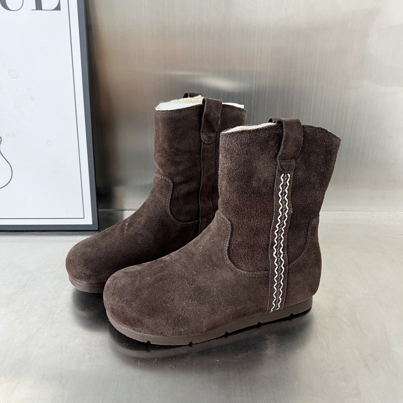 Damen Kuschelige Winterstiefel mit hohem Komfort und weichem Innenfutter EB