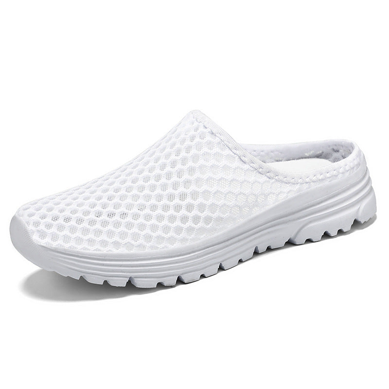 Damen Luftige Clogs mit atmungsaktivem Netzdesign EB