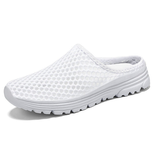 Damen Luftige Clogs mit atmungsaktivem Netzdesign EB
