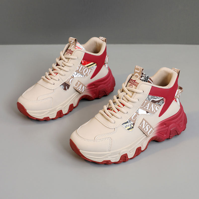 Damen Sportliche Sneakers mit modischem Design und rutschfester Sohle EB